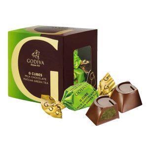 Dark Chocolate Matcha Green Tea G Cube Chocolate Truffle