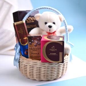 Hamper with Teddy Bear