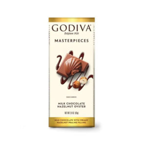 Masterpieces Milk Chocolate Hazelnut Oyster Tablet, Set of 9