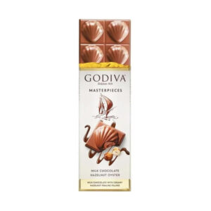 Masterpieces Milk Chocolate Hazelnut Oyster Tablet, Set of 9