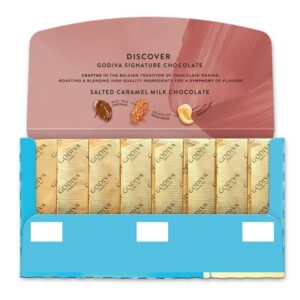 Salted Caramel Milk Chocolate Signature Mini Bars, Set of 12